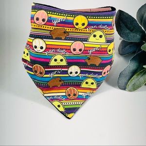 PET Daring Mama Designs SnapOn Bandana For Dog/Cat Multi Color Pan Dulce Pattern